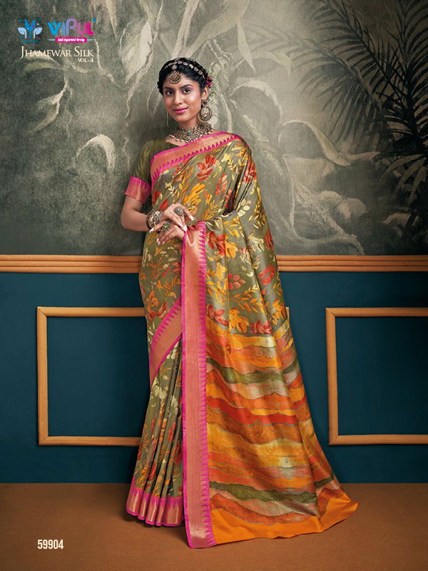 Vipul Jhamewar silk Festive Wear Wholesale Silk Saree Catalog